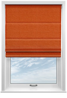 Carron, Tangerine - Roman Blind